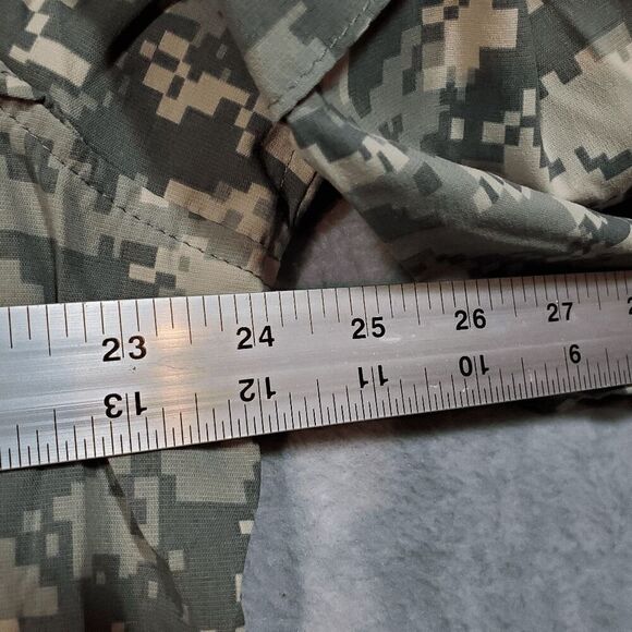 US Army Jacket Mens Medium Green Camo ADS Gen III Wind Cold Weather Full Zipper - Picture 3 of 10